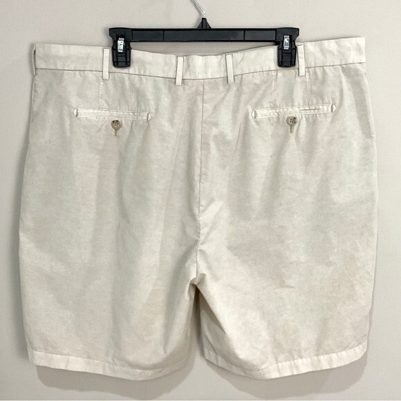 Peter Millar Seaside Khaki Shorts Poplin Men's Sz 42 Classic Fit Preppy Golf - Picture 5 of 5